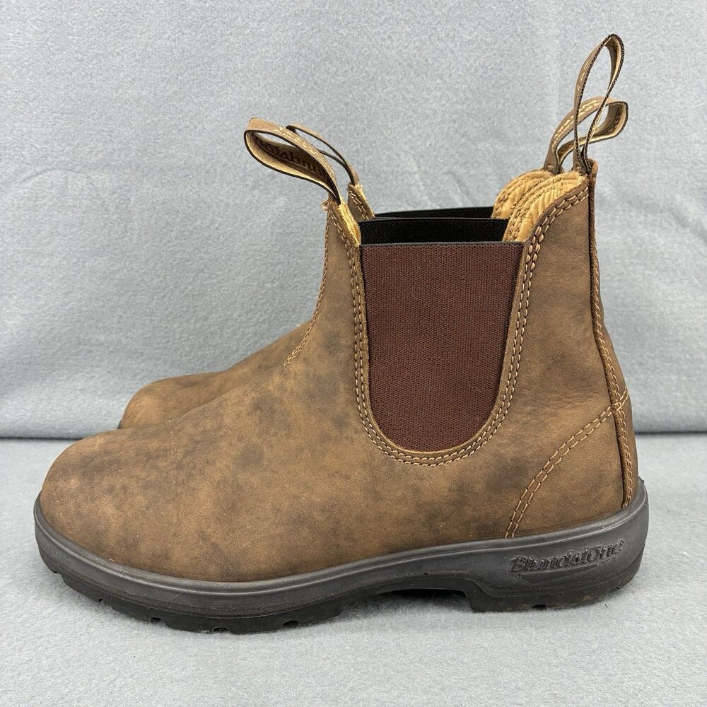 Blundstone Chelsea Boots Men 6.5 Women 8.5 Brown Leather AU UK 5.5